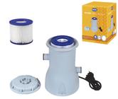 Kit Filtro Para Piscina Bomba Vazão 2.200 L/h Com 1 Refil Extra - Mor