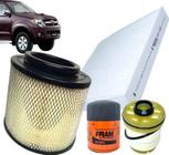 Kit Filtros Hilux 2.5 3.0 16v SW4 Turbo Diesel 2005 a 2011 WEGA / FRAM