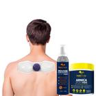 Kit fisio tens + gel massageador arnica sport fisio + mousse spray efervescente arnica dor sport fisio