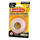 KIT FITA DUPLA FACE ESPUMA 24mm X 2m C/ 15 ROLOS - Adelbras