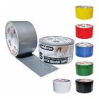 KIT FITA MULTIUSO SILVER TAPE CINZA 48mm X 05m C/ 15 ROLOS