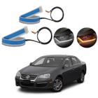 Kit Fitas Led DRL Farol + Seta 12v 60cm Jetta 2007 2008 2009 2010 - Light Strips Led