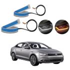 Kit Fitas Led DRL Farol + Seta 12v 60cm Jetta 2011 2012 2013