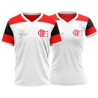 Kit Flamengo Casal Retro Zico Branco Oficial