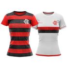 Kit Flamengo Oficial Baby Look Shout + Baby Look Approval - Feminino