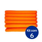 Kit Flanela com 6 Laranja 38x58 cm