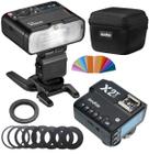 Kit Flash Macro Godox Mf12 Ttl Com Rádio Flash X2 Para Câmeras Canon
