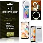 Kit Flash Ring LG K41s Flash Ring + Capa Anti Impacto + Película de Vidro - Armyshield