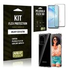 Kit Flex Protection Galaxy S20 Ultra Capa Anti Impacto + Película Flex 5D - Armyshield