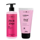 Kit Flor de Cereja: Hidratante Corporal + Esfoliante - Intense Secret