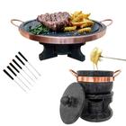 Kit Fondue 37cm  Fondue 500ml  6 Garfinhos 