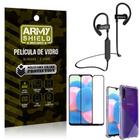 Kit Fone Bluetooth Hrebos HS188 Galaxy A30s + Película 3D + Capa Anti Impacto - Armyshield