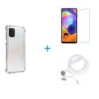 Kit Fone de Ouvido Samsung Galaxy M31 + Película De Vidro + Capa