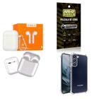 Kit Fone Sem fio + Capinha Samsung S22 + Película 3D