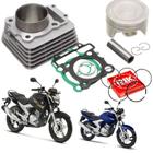 Kit Força Cilindro Pistão Juntas Motor Kmp Premium Fazer 250 2006 2007 2008 2009 2010 2011 2012 2013