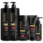 Kit Força com pimenta 1 Shampoo 1 Condicionador 1L 1 Máscara 1kg 1 Finalizador 200ml 1 Loção 100ml