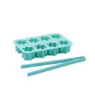 Kit Forma De Gelo Flocos E Pegador De Salada Silicone Pequen - Mozcada