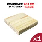 Kit Formas Quadradas de Madeira 8 x 8cm