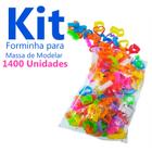 Kit Forminha para Massa de Modelar com 1400 Unidades