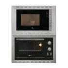 Kit Forno Elétrico 44 L E Micro-Ondas com 8 Funções de Embutir em Aço Inox Fischer 127 V