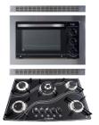 Kit Forno Elétrico Embutir E Cooktop Tripla Chama Safanelli