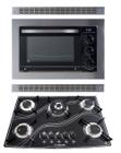 Kit Forno Embutir e Cooktop Tripla Chama Safanelli