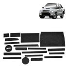 Kit Forro Carpete Anti Ruído Porta Objeto Copo S10 2006 - Texas 4X4