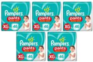 Kit Fralda Calça Pampers Pants Ajuste Total - Tam XG - 11 a 15kg - BARATO ATACADO - 230 Tiras