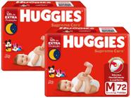 Kit Fralda Huggies Supreme Care Tam. M