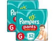 Kit Fralda Pampers Ajuste Total Pants