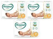 Kit Fralda Personal Baby Mega Premium Protection - Tam P - 138 fraldas - ATACADO BARATO
