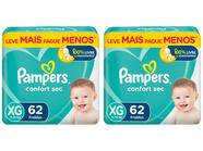 Kit Fraldas Pampers Confort Sec Tam. XG 11 a 15kg
