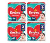 Kit Fraldas Pampers Supersec (Jumbo) Tam XG - 272 fraldas - ATACADO BARATO