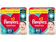 Kit Fraldas Pampers Supersec Tam. G