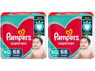 Kit Fraldas Pampers Supersec Tam. XG