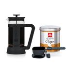 Kit French Press + Café Illy Etiópia + Balança pressca