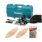 Kit Fresadora de Junção 4Pol 710W PJ7000 Makita e 200 Biscoitos 10