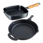 Kit Frigideira Cabo De Ferro + Cook Grill Panela Mineira