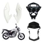 Kit Frontal Farol Cg Fan 160 2016 até 2021 / Máscara Par de Bananinha Aranha do Painel