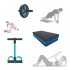 Kit Funcional Em Casa Step +Roda Abdominal+Extensor Elástico - Infinity