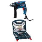 Kit Furadeira Impacto Bosch 750w 110v Jogo X-line 103 Peças