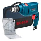 Kit Furadeira Impacto Bosch Gsb 450 Re Bolsa 8 Brocas 220v