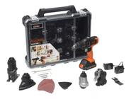Kit Furadeira Parafusadeira 6 Em 1 Matrix 20v Black Decker