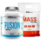 Kit Fusion Protein 2Kg + Size Mass 3Kg - Brnfoods - Brn Foods