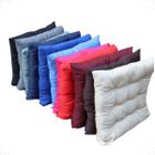 Kit Futton 2 unidades 40x40cm Macio C/Diversas Cores Futon Para Cadeiras Banquetas Sofás