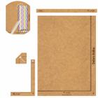 Kit Gabaritos Encadernação Dobra Folha 33x24cm Esquadro Fio De Cabelo Mdf Canhoto - Levolpe