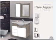 Kit Gabinete Banheiro New Aspen c/ Espelheira