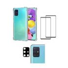 Kit Galaxy A51 Capa Anti Impacto + 2 Películas Vidro 9D +