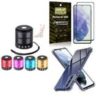Kit Galaxy S21 FE Mini Som Bluetooth + Capa Anti Impacto + Película Vidro 3D - Armyshield