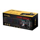 Kit Gamer 3 em 1 com Teclado, Mouse e Headset Preto Rgb - 0543 - Bright